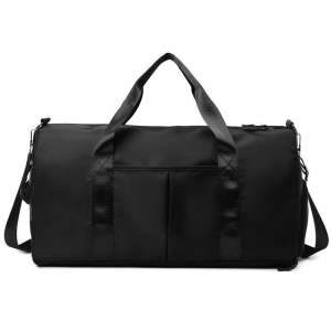 [SG seller]Custom Logo Large Capacity Duffel Bag Travel Bag Dry & Wet Separation Waterproof Gym Bag