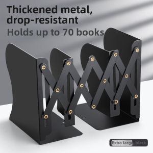 Besee | Bookshelf With Pen Holder Adjustable Bookend