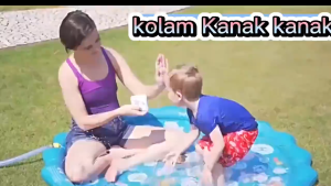 3H 60/100/170cm Kolam Renang Bayi & Kanak Inflatable Water Splash Pool Pad Main Air Garden Children