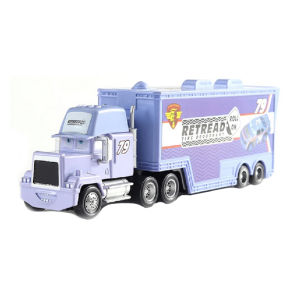 Takara Tomy | Pixar Cars Lightning McQueen Storm Jackson Mack Container Truck 1/55 Ratio Die Casting Alloy Cars Model Toys Truck Child Gifts