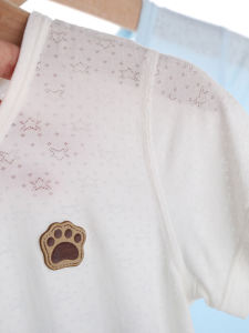 Modal Kids Short Sleeve T-Shirt Boy Cut Out Breathable Pajamas Summer Childrens Ultra-Thin Ice Silk 2-Year-Old Baby