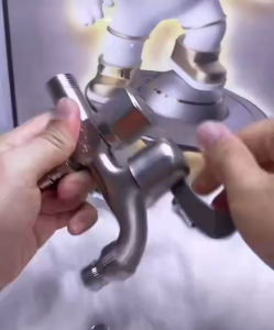 [ VN002 ] Vòi nước 2 đầu ra ( máy giặt  vòi xịt ) INOX SUS 304 .