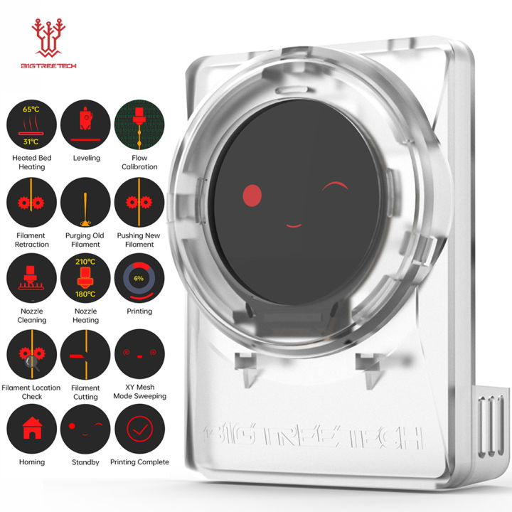 BIGTREETECH Panda Knomi Display Screen Customize UI OTA Firmware Real-Time Updates For Bambu Lab P1 A1 X1 A1 MINI Panda Branch