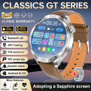 2025 New GT6 Pro Smart Watch Global Version GPS Tracking Compass NFC IP68 Waterproof BT Call Ceramic and Titanium Smartwatch iOS