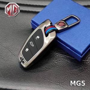 Key case For MG เคสโลหะพร้อมพวงกุญแจ ตรงรุ่น MG HS / MG ZS EV รหัสสินค้า MG-5