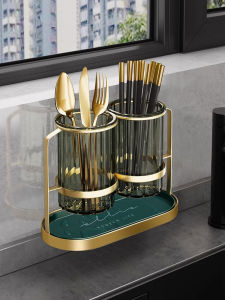 Giá Đựng Thìa Treo Tường Nhà Bếp Sang Trọng Giá Để Đồ Đựng Nước Giá Đỡ Đựng Hộp Đựng Đồ Dùng Gia Dụng Sáng Tạo