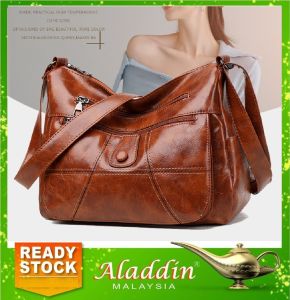 Aladdin Beg Tangan Wanita Beg Bahu Silang (Vintage Travel Office Dinner Sling Shoulder Bag Women Handbag Tote) 7Y4