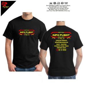 Kaos Info Pusat ST NYEL A1 Ora Iso Didebat Lengan Pendek