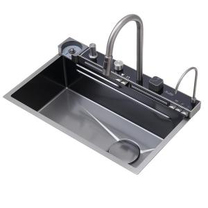 Intelligent Waterfall 304 Stainless Steel Wash Basin