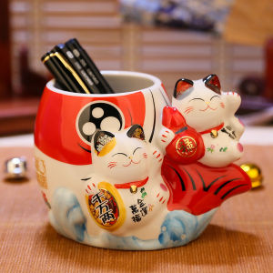 Hộp Đựng Bút Chì Gốm Sứ Sáng Tạo Của Jmtang Để Trang Trí Bàn Làm Việc Văn Phòng Quà Tặng Ngày Nhà Giáo Lễ Hội