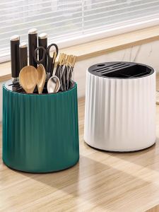 ZEXI | Rotatable Multifunction Knife Organizer and Chopstick Holder