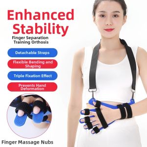 Rehabilitation Finger Spreader Hand Fixing Training Equipment Finger Board Hand Massager Health Care Household Equipment