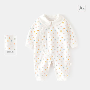 Autumn Spring Baby Girl Romper Onesie A-Class Newborn Crawling Suit Long Sleeve Casual Pure Cotton Child Clothes