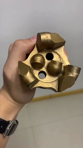 75-153MM PDC Coreless Drill Bit Rock Coal Mine Diamond Composite Piece Water Well Drill Bit Three-Wing Exploration