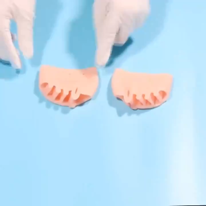 INEOO 1Pair Five Toe Separator Hallux Valgus Silicone Corrector Bunion Orthotics Protector Forefoot Pad