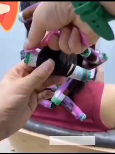 Chun Silicon dây thun dùng để uốn nóng chịu nhiệt chống ngấn tóc đổi màu lên trục ( 20 cái/bịch )