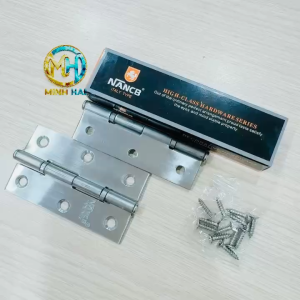 [TẶNG KÈM VÍT - HỘP 2 CÁI] Bản lề lá NANCB 2 vòng bi Inox 304 - Dài 7cm Dày 1mm