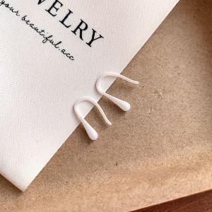 Colorful Ceramic Ear Cuffs Sleepwear Friendly Bio-ceramic Simple Sweet All-ceramic Ear Studs for Pierced Ears Fashion Jewelry