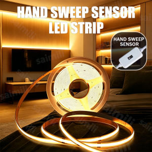 USB LED Strip Lights 5V 320LEDs/M Waterproof COB LED Strip Flexible Lamp Tape For DIY TV Mirror Backlight Kitchen Room Lighting