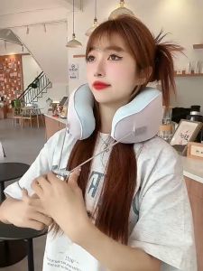 2025 NEW หมอนรองคอ Memory foam ง่ายต่อการพกพา หมอนรองคอนเมมโมรี่โฟม หมอนรองคอรถยนต์ หมอนเดินทาง