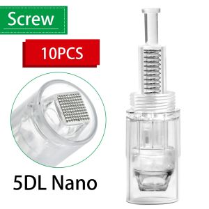 10PCS Screw Cartridge Micro Needles Bayonet Cartridge Microneedling For Electric Derma Pen Dr.imp Pen 9/12/24/36/42/ Nano Needle