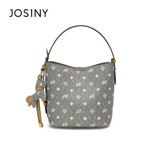 Josiny | Printed Bucket Bag Fashionable and Versatile