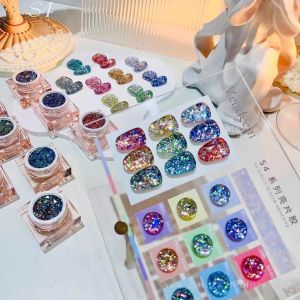 Set gel nhũ khổng tước siêu sáng 9 màu Vendeeni S4 tặng kèm bảng màu