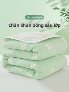 ANGPU | Chăn Hơi Mát Mùa Hè 100% Cotton 6 Lớp