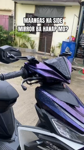 HOTSPEED Street King Side Mirror For Motorcycle V9 Universal HD Lens Heavy Duty ABS Fully Adjustable