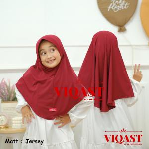 Kerudung Anak Perempuan Bergo Pet Instan ZAHRA Usia 3-6 Tahun By Viqast
