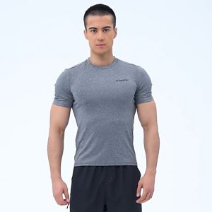 Santic Men Cycling Jersey Breathable Leisure Running Sports Short-sleeved Bike Bicycle Tops T-shirts