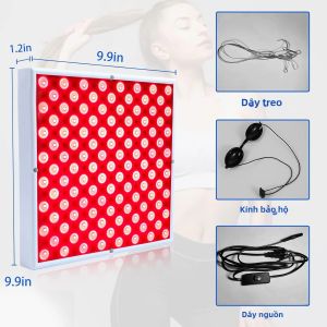 Thiết Bị Trị Liệu Ánh Sáng Đỏ 45W Bảng Đèn LED 660nm & 850nm Ánh Sáng Hồng Ngoại Gần Giúp Làm Đẹp Da & Giảm Đau Cơ
