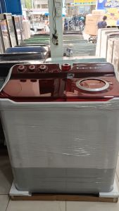 SHARP Mesin Cuci 2 Tabung SHARP 12 KG EST 1290 Jumbo Cuci Kering DolphinWave