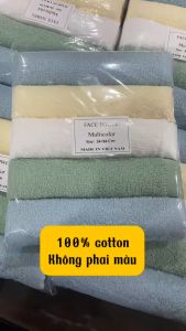 Combo 5 Khăn Mặt Khăn Tắm Tiêu Chuẩn Xuất Khẩu  100% Cotton CD40/2 Thấm Hút Bền Màu Không Nhớt Premium Cotton Towel 34x84cm