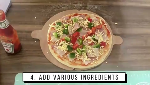 12 Portable Indoor Pizza Oven 800°F Countertop Pizza Maker Stone Baked