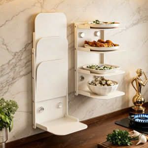 LSUFU | Wall-Mounted Foldable Multi-Function Kitchen Rack