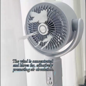 💨พัดลมหมุนเวียนอากาศ พัดลมตั้งพื้น พัดลมตั้งพืน❄️การออกแบบใบพัดเลียนแบบเครื่องยนต์เครื่องบิน มีท่ออากาศเกลียว 3 ชั้นที่มุ่งเน้นการไหลของอากาศ