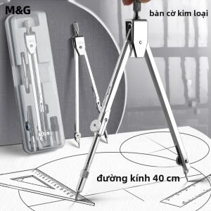 Bộ Compa Kim Loại M&G Dành Cho Học Sinh Với Chì Thay Thế - Có Sẵn Tùy Chọn 2 Món 4 Món 5 Món
