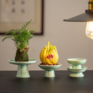 Ceramic High-foot Fruit Plate