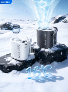 OYOCO | Mini Portable Cooling Fan Neck And Waist Wearable Long Battery Life