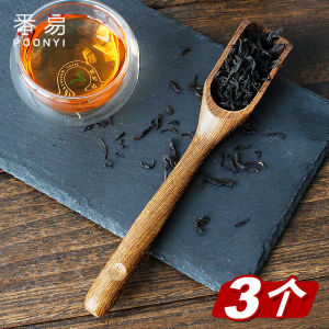 Long Handle Bamboo Tea Spoon Wooden Tea Scoop Single Piece Tea Leaf Server Traditional Japanese Tea Set Small Tea Tools