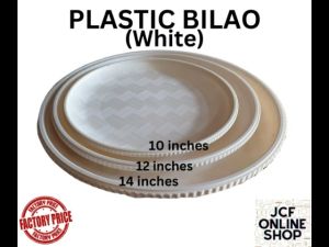 JCF Online Shop | PLASTIC BILAO White 10pcs Size 101214 inches | High Quality | Durable | Handaan | Pancit | Sushi / Maki | Kitchenware | Plasticware | Plastic Materials | Plastic consumables | Wholesale | Retail | Reusable | lightweight materials |