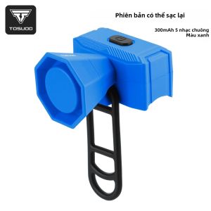 TOSUOD | Chuông Xe Đạp Chống Nước 5 Chế Độ Sạc Lại Được TOSUOD Type-C Dành Cho Xe Đạp Địa Hình Và Xe Đạp Đường Trường - Phụ Kiện Xe Đạp
