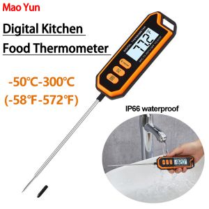 Food Thermometer Digital Kitchen Thermometer For Meat Cooking Food Waterproof Probe BBQ Electronic Oven Kitchen Tools Thermocouple Meter