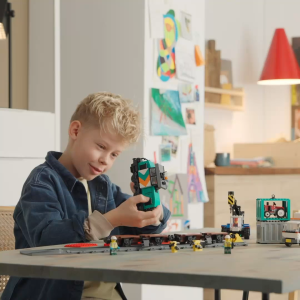 LEGO CITY 60509 Đồ Chơi Lắp Ráp Tàu Hàng Cảng Biển Kèm Cần Cẩu & Xe Tải (803 chi tiết)