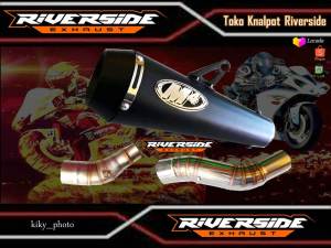 Silincer / Silinser Knalpot Racing M4 Black Plus Slip On Ninja 250 R 25 Mt 25 Cbr 250 Rr Cbr 150 Cb 150 New Cbr Lokal Ninja Fi Ninja New Fi Ninja Karbu Ninja Z250 Ninja Mono