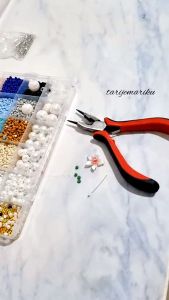 Paku pentul head pin bahan aksesoris gelang kalung diy craft  isi Per-10 Gram