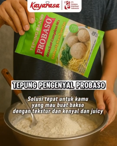 Tepung Premiks Adonan Bakso / Baso Probaso Meatball Flour Mix 250 Gr Varian Komplit Khas Solo Iga Sapi Bumbu Kuah Sapi Rasa Sumsum Sapi 65 Gr Royco 100 Gr Kuah Bakso Mamasuka Bumbu Kuah Bakso