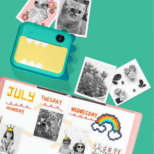 1080p digital photo camera with print paper birthday gift for girls boyhot  Children Instant Camera Print Camera For Kids 1080P Video Photo Digital Camera With Print Paper Birthday Gift For Child Girl Boy