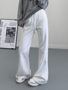 High Waist Loose Fit Flared Casual Pants Womens Spring New Style plus Size Wide Leg Pants Tummy Control Floor Length